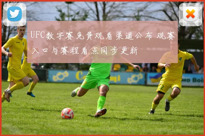 UFC数字赛免费观看渠道公布 观赛入口与赛程看点同步更新