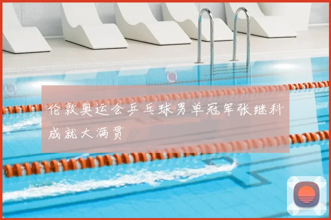 伦敦奥运会乒乓球男单冠军张继科成就大满贯